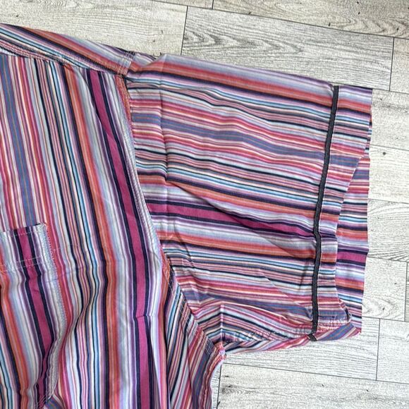 Sean John Multicolor Striped Men's Shirt 4XB - Picture 5 of 6